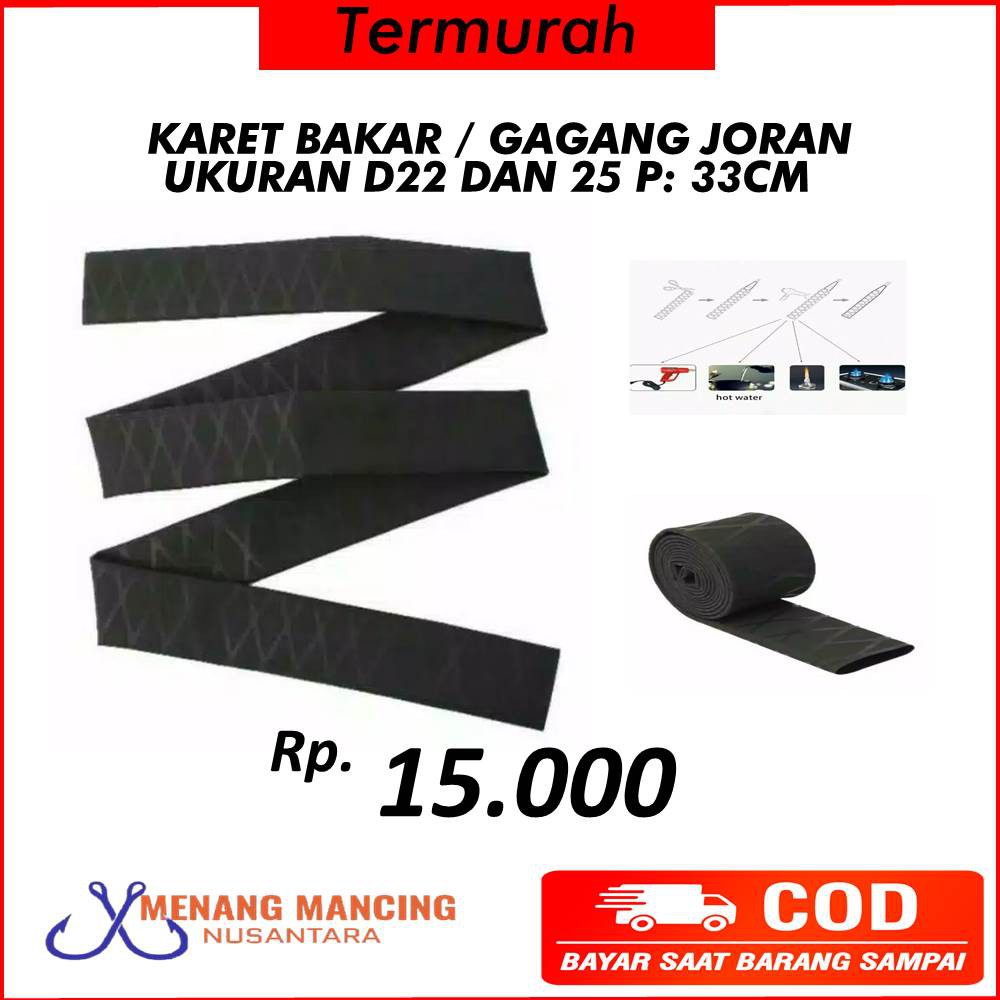 KARET BAKAR KARET JORAN KARET GAGANG JORAN KARET TEGEK PANJANG 33CM