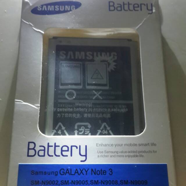 Battery samsung note 3 sm_n 900 100% asli