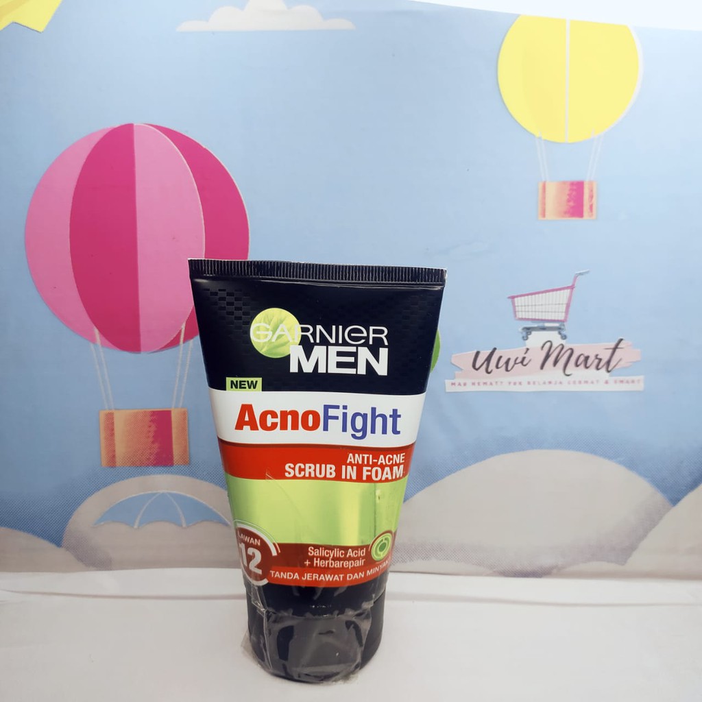 Garnier Men Facial Wash Acno Fight, Wasabi, Power White, Icy Scrub 100ML