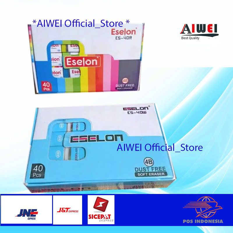 

Penghapus pensil kecil warna ESELON ES-40R (paket isi 5 pcs)