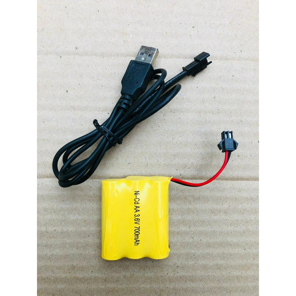 TERMURAH BATRE BATERAI MOBIL BATTRY REMOT RC AA 700MAH 3,6V NICD / BATRE RC 3,6V 700MAH