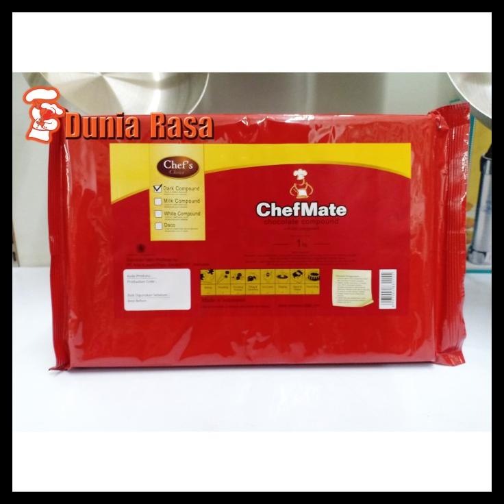 

TERBARUU!! Chefmate Dark Chocolate Compound 1KG TERLARIS