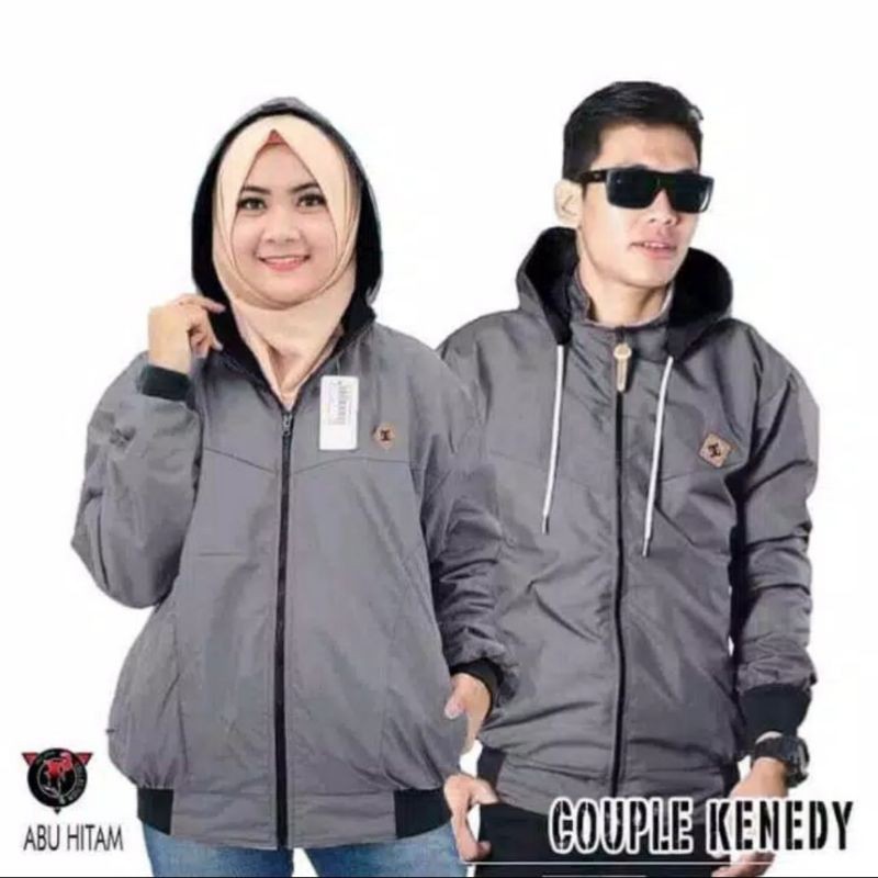 Harga Sepasang (2pcs) Jaket Couple Pria Wanita Best Seller ✔  (10 Variasi WARNA) Size M L XL XXL