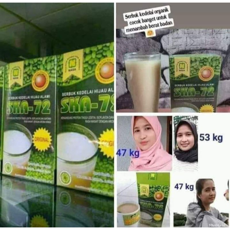 

SKA-72 Serbuk Kedelai Hijau Alami/Susu Protein/Susu Penggemuk Badan/Nasa Resmi Jakarta