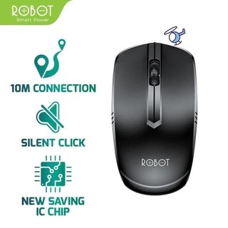 Mouse Wireless ROBOT M200 2.4GHz Silent Optical 1600DPI Receiver