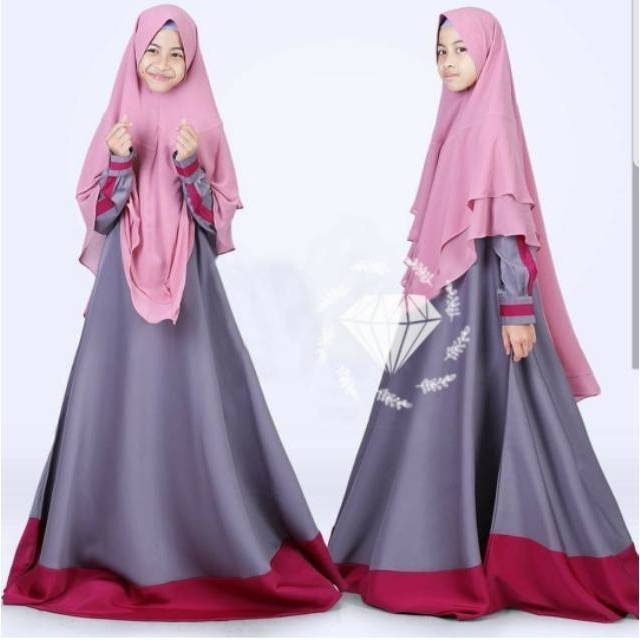 BAJU GAMIS ANAK PEREMPUAN USIA 7TAHUN 8TAHUN 9TAHUN TERBARU 2021 GROSIR BAJU ANAK MERLY KID MOSCREPE