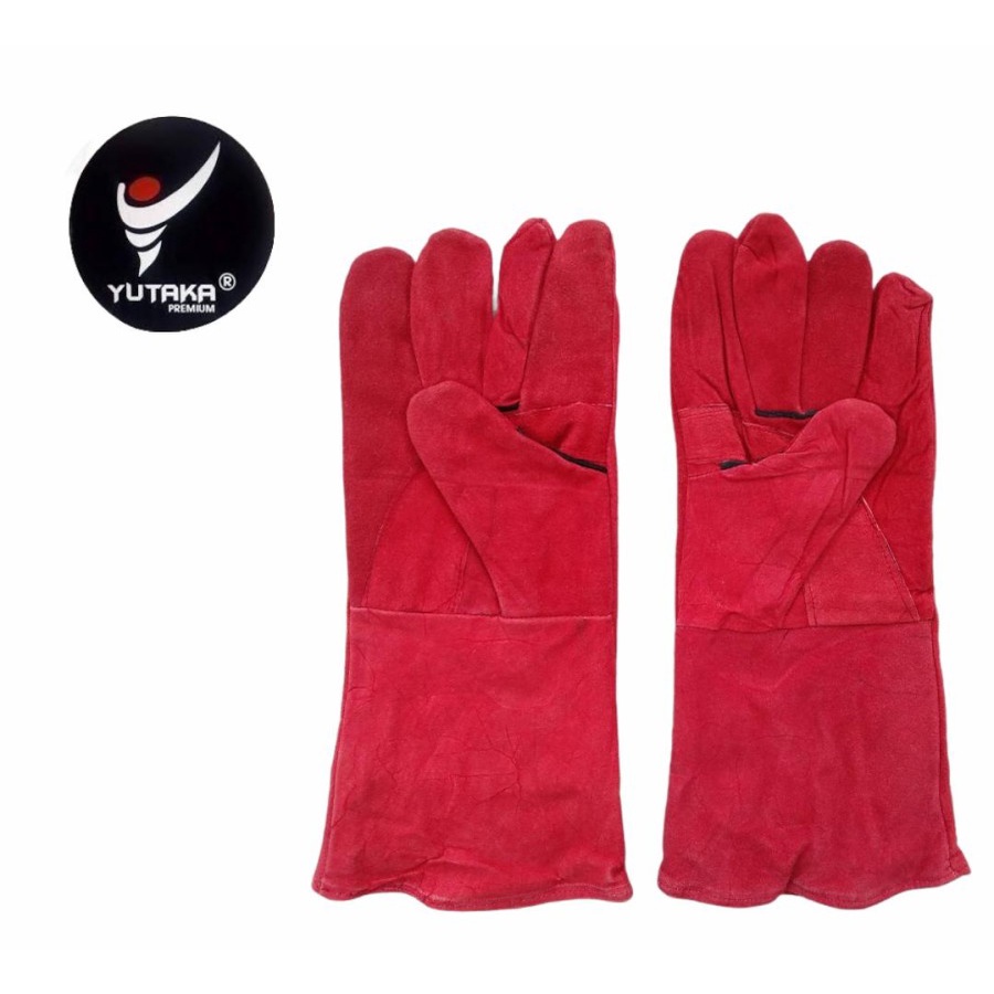 Sarung Tangan Las sakura 14 inch/Termurah Sarung Tangan LEATHER GLOVE