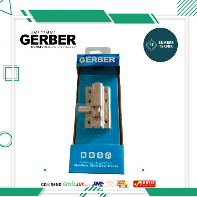 Grendel Pintu /Grendel Jendela /Grendel Pintu Gerber 2 Inch / Slot Pintu / Grendel