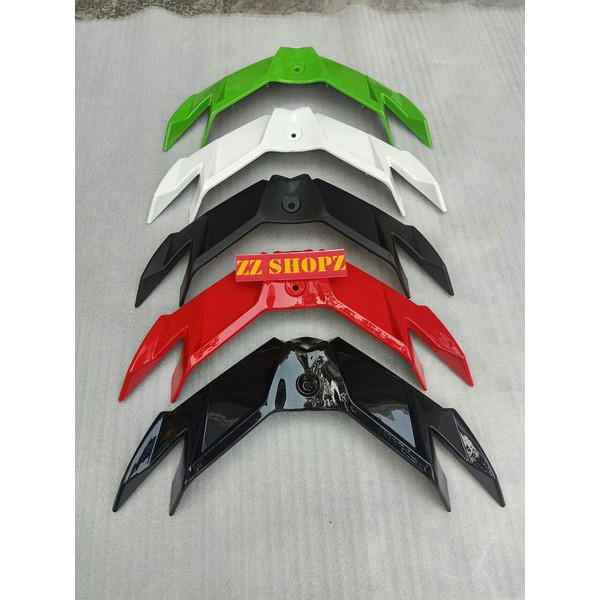 winglet ninja 250 karbu plastik tanduk depan ninja 250 karbu variasi depan ninja 250 karbu