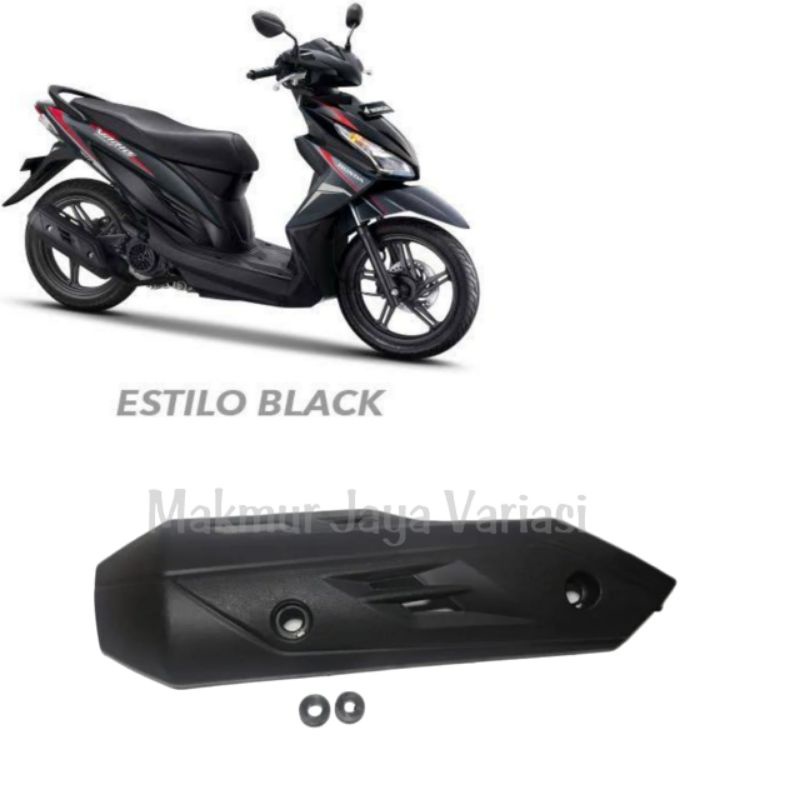 Tutup Tameng Knalpot Honda Vario 110 Fi LED Esp Tutup Cover Pelindung Tameng Knalpot Standar