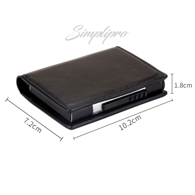 Dompet Pria Keren Anti RFID Premium Card Holder Modern Wallet