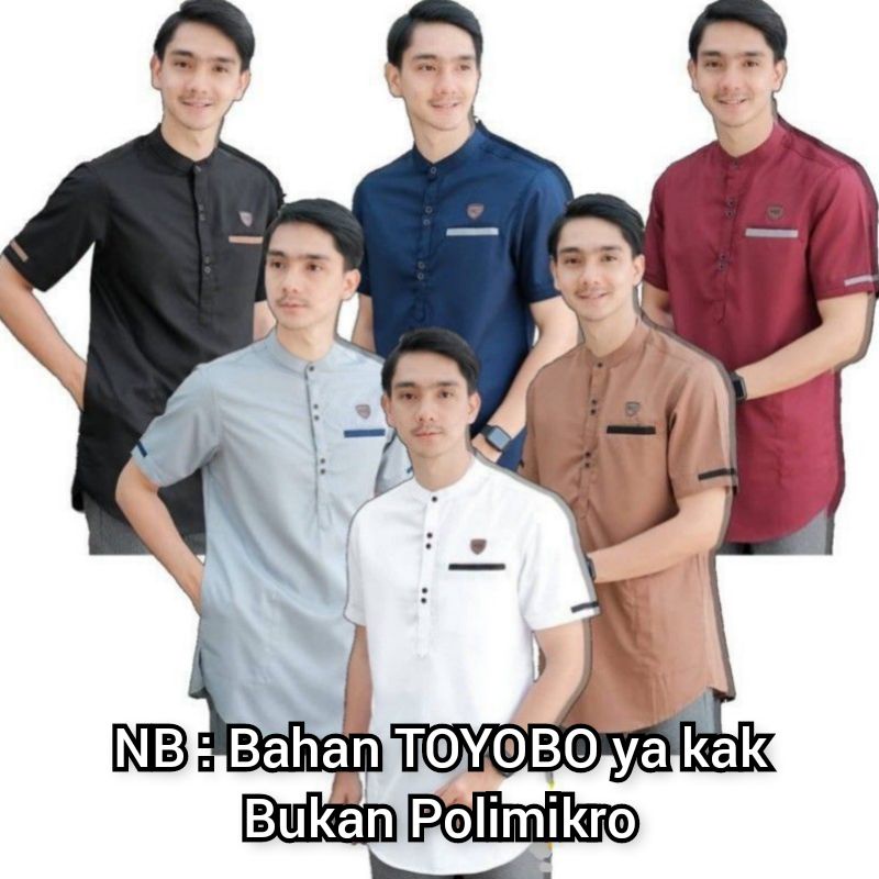 Baju Koko Kurta Bahan TOYOBO Grosir Batik Murah Pekalongan Baju Batik Pria Gus Azmi Syubbanul Muslimin Katun Halus Hadroh Azzahir