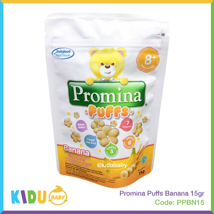 Promina Puff Snack Cemilan Bayi Biskuit Bayi Anak MPASI Kidu Baby