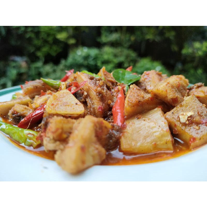 

Babat Sapi 150gr Balado/Matah/Mercon/Gongso/Kecombrang/Mbeu/Ungkep