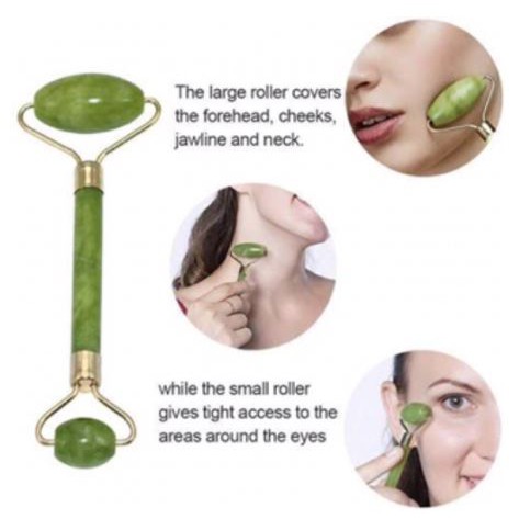 Roller Jade Face Roller Guasha Alat Pijat Wajah Facial Massage