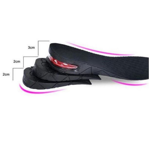 Insole Sepatu Penambah Tinggi 3 Layer 7cm Tambah Tinggi