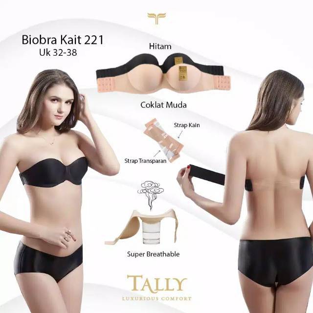 Bh Bra Kait Fashion bra Push Up backless Tally 221