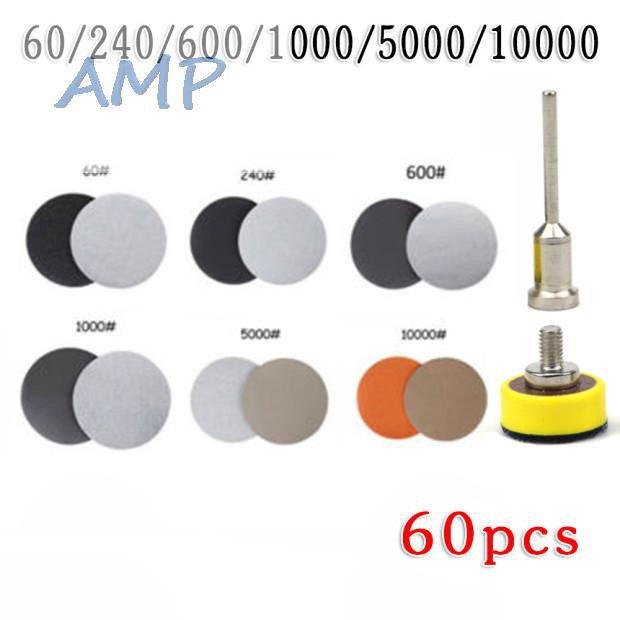 Disc Pad Amplas Velcro 1&quot; Polishing Mini Grinder Dremel 60pc *WB41