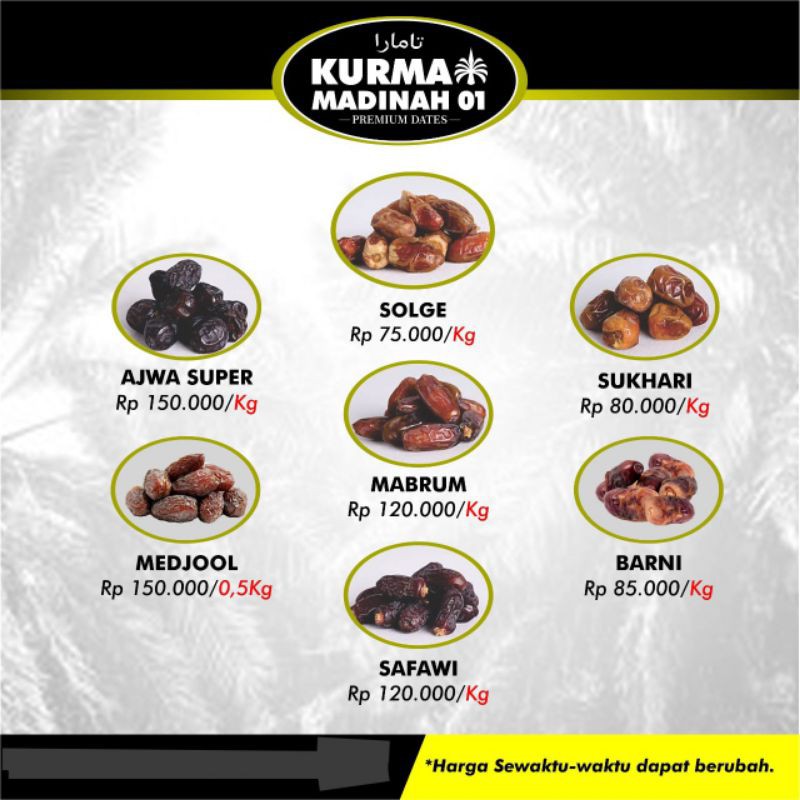 

Kurma Ajwa super