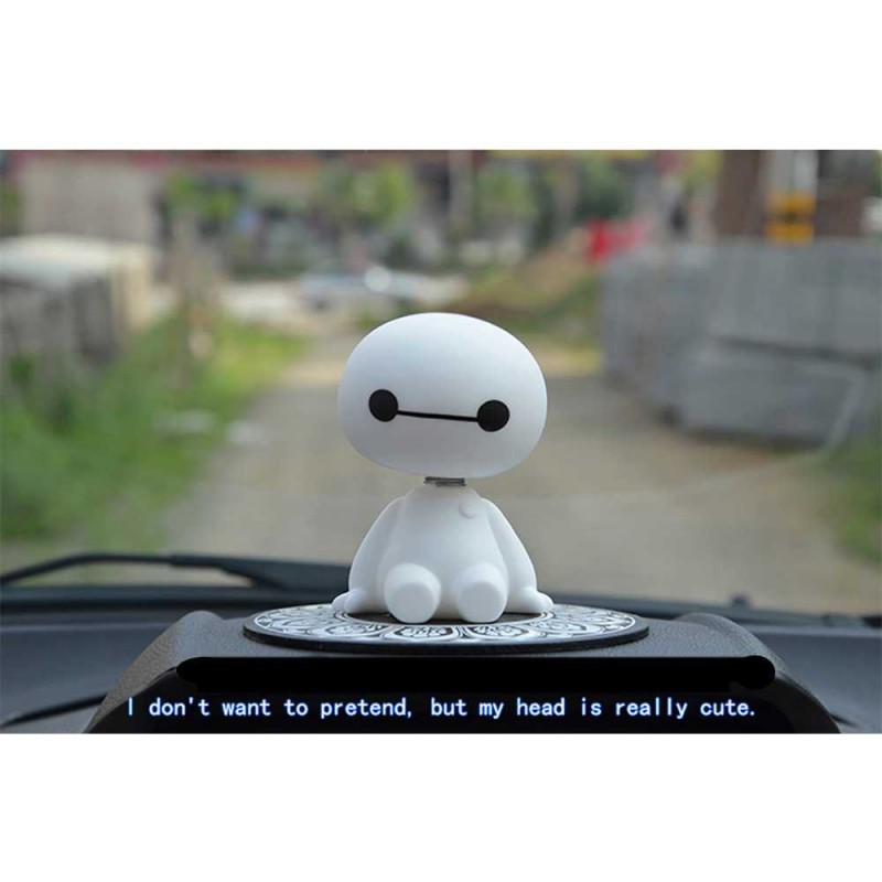 Baymax Shaking Head Ornament Aksesoris Mobil