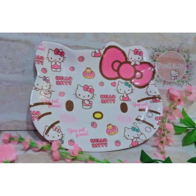 PIRING MAKAN | PIRING MELAMIN | KARAKTER HELLO KITTY
