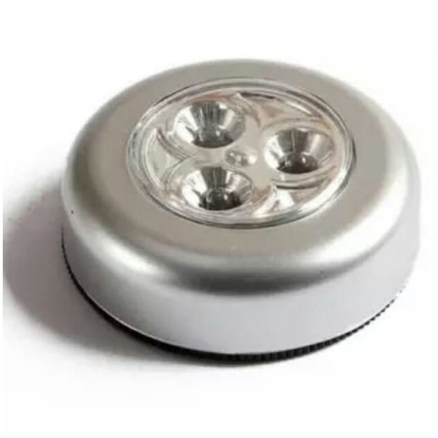 Stick Touch Lamp 1 Pcs Lampu Led Kabin Kolong Dashboard Mobil Darurat Emergency Tempel 3 Mata