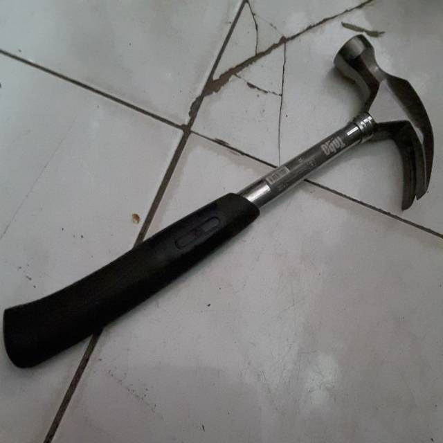 palu toho kambing besi 25 mm gagang karet keras palu paku palu pencabut paku hammer made in jepang