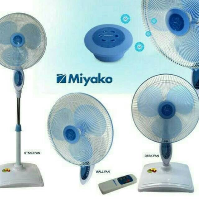 Miyako TJR-101 - kipas angin remote - miyako 3 in 1