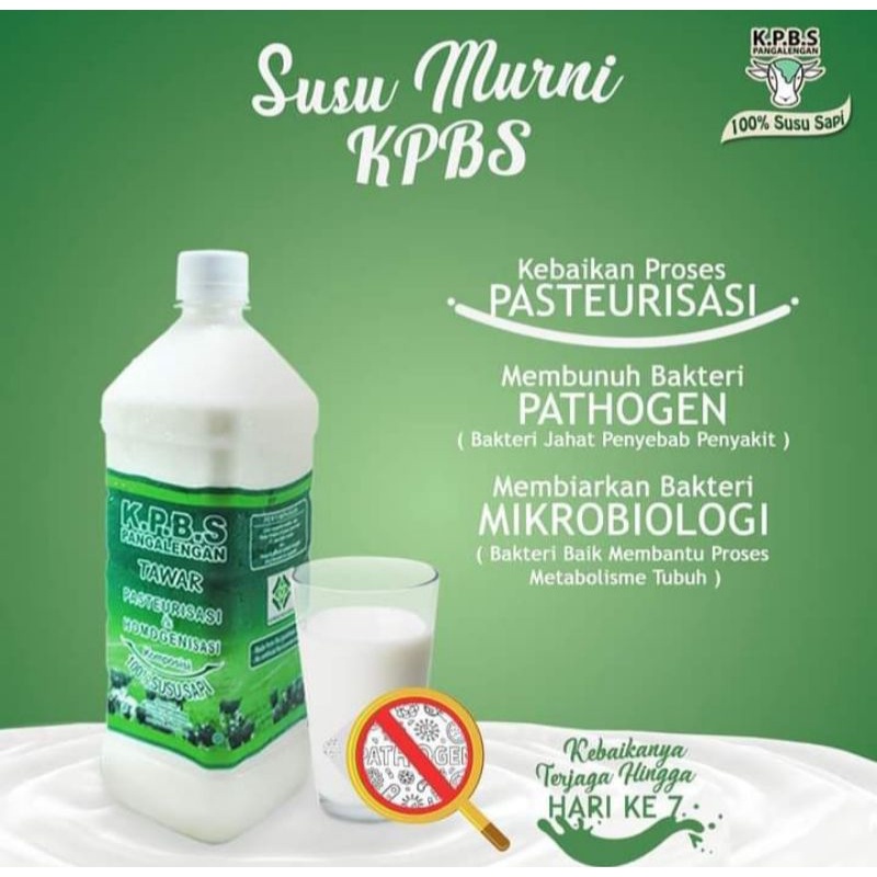 

Susu Murni & Yoghurt Grosir (Sterilisasi UV & Pasteurisasi) KPBS 500ML