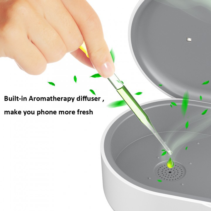 839 Portable Sterilization Box with 15W Mobile Wireless Charging - B-09