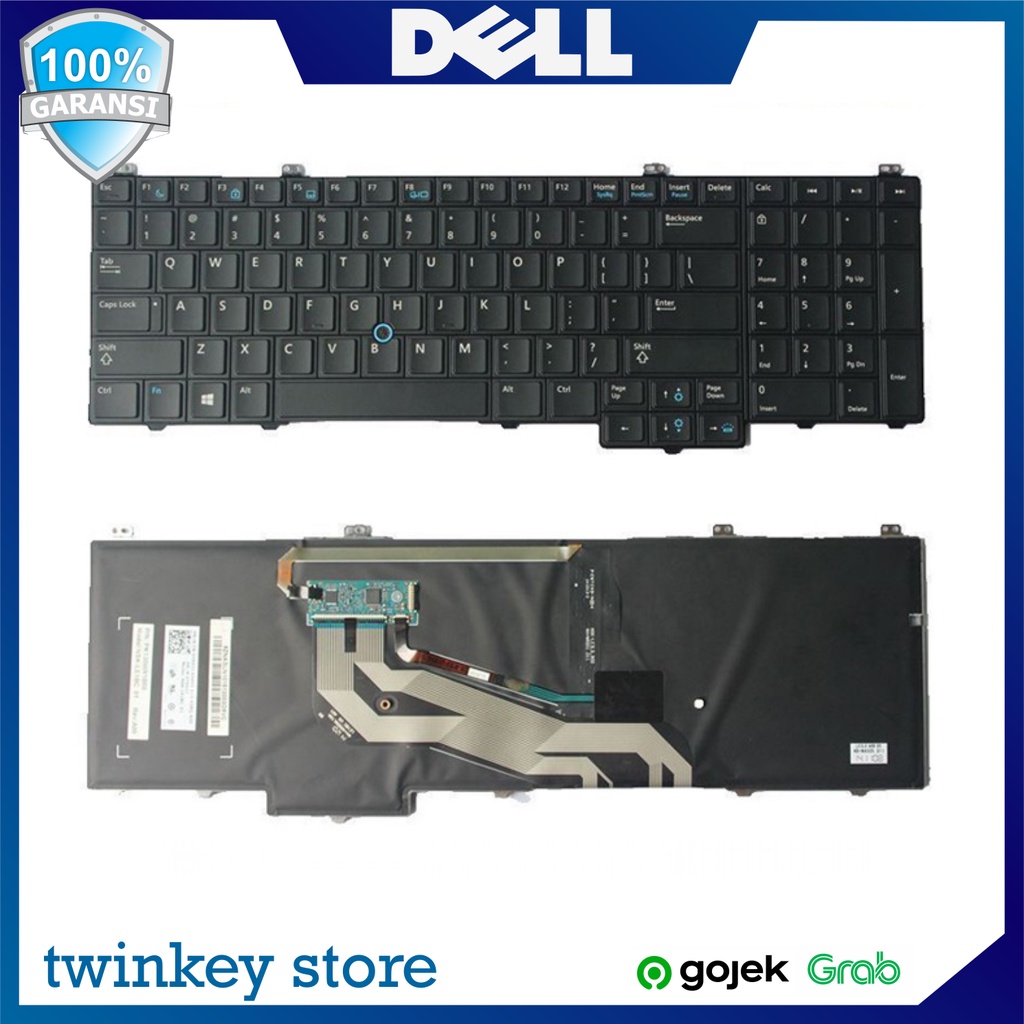 Keyboard Dell Latitude E5540 15-5000 H93Y8 NSK-LEBUC 04RNXY 0ND8V6