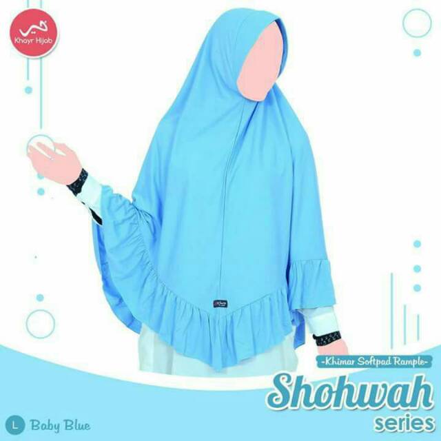 SHOHWAH SERIES BY KHAYR HIJAB | KHIMAR JUMBO | PET ANTEM | JILBAB KAOS MURAH | JILBAB REMPEL