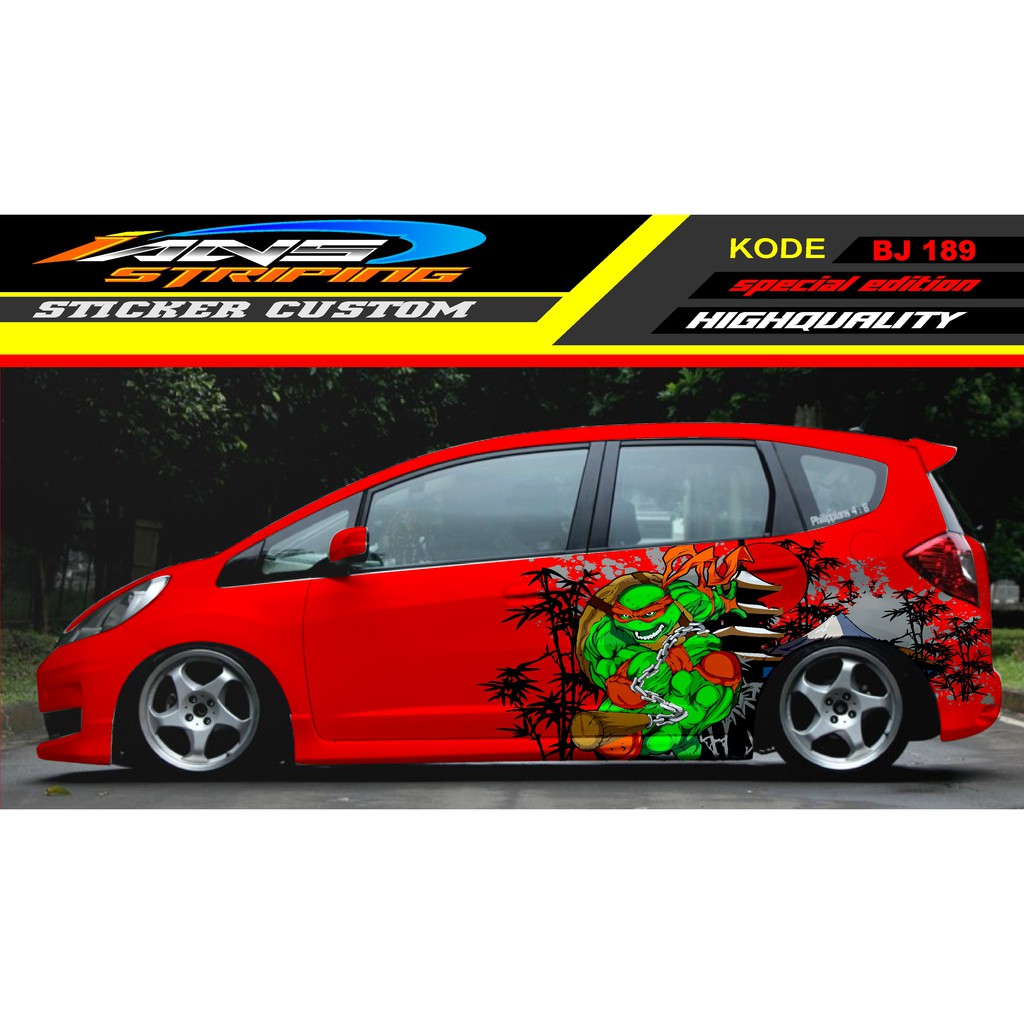 STIKER VARIASI MOBIL HONDA JAZZ