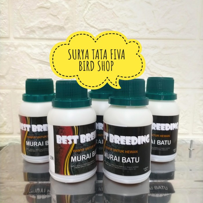 Vitamin Burung - Vitamin Best Breeding 80Gram Vitamin Untuk Ternak Burung Murai Batu