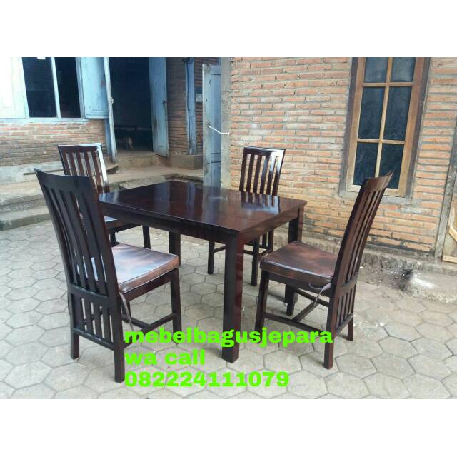 Meja makan minimalis mebel Jepara mebel jati Jepara mebel bagus Jepara