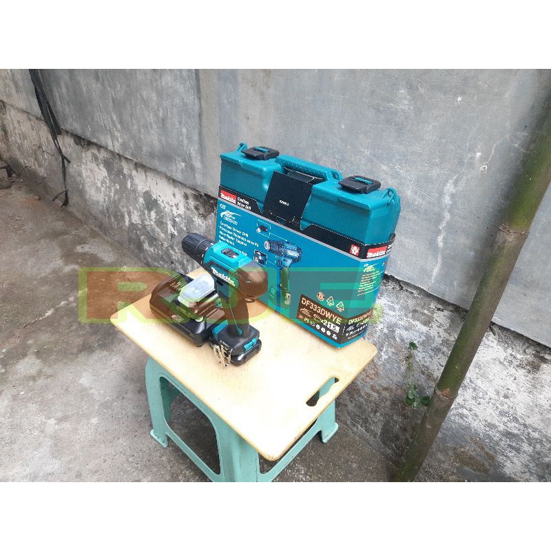 Bor baterai makita DF333DWYE - bor tangan tanpa kabel - bor charger makita