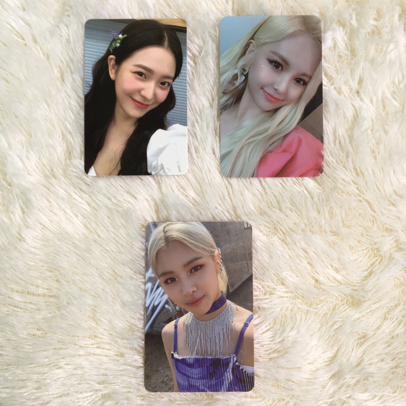 PHOTOCARD RED VELVET, EVERGLOW, ITZY OFFICIAL YERI, E:U, RYUJIN NOT SHY