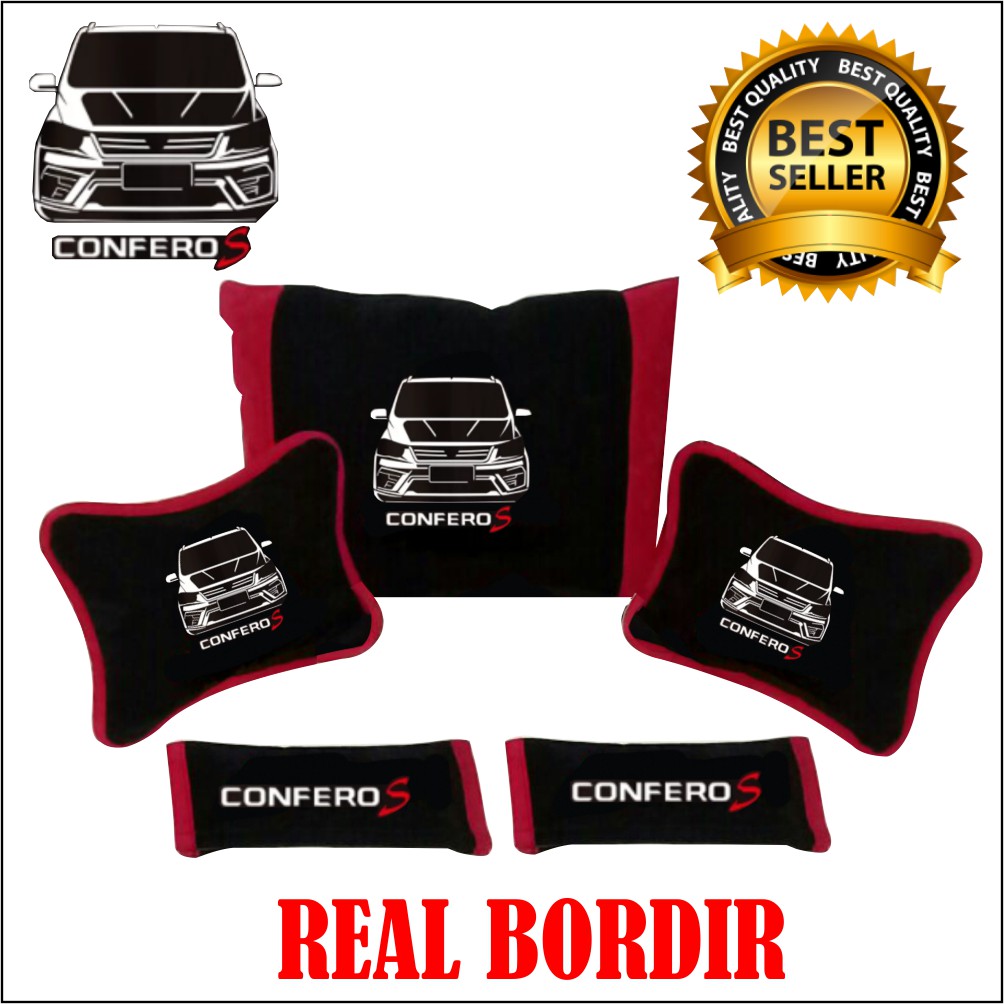 Bantal mobil Wuling Confero S headrest mobil interior Kode 221