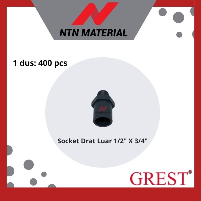 SDL AW 1/2" X 3/4" inch / SOK DRAT LUAR / SOCK DRAT LUAR GREST AW (DUS)