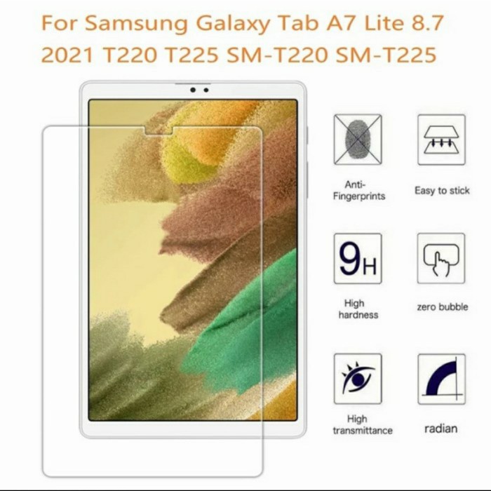 TEMPERED GLASS SAMSUNG TAB A7 LITE ANTI GORES SAMSUNG TAB A7 LITE T225