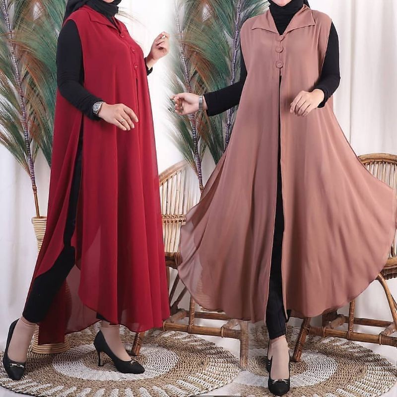 OUTER CERUTY TANPA LENGAN