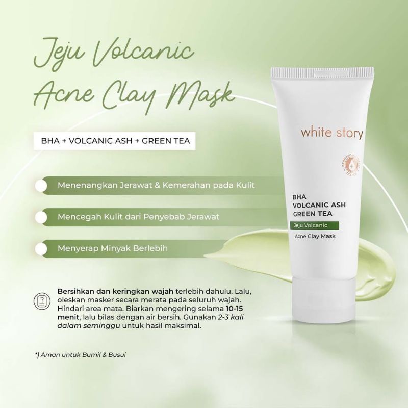 White Story Jeju Volcanic Acne Clay Mask