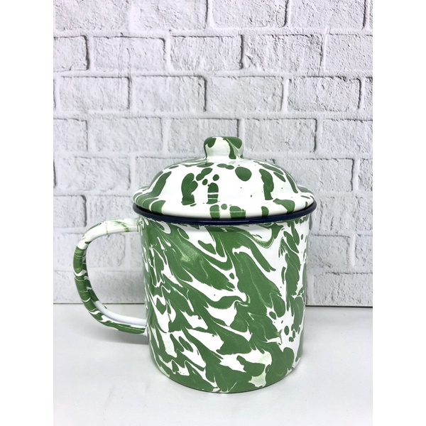 Mug blirik 10 cm / Mug lurik / mug jadul / mug seng / cangkir blirik