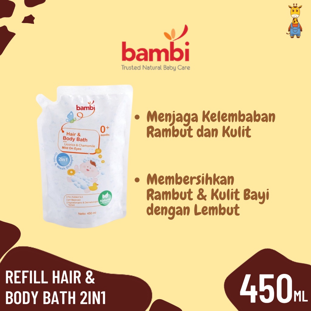 Bambi Hair&amp;Body Bath Ref 2in1