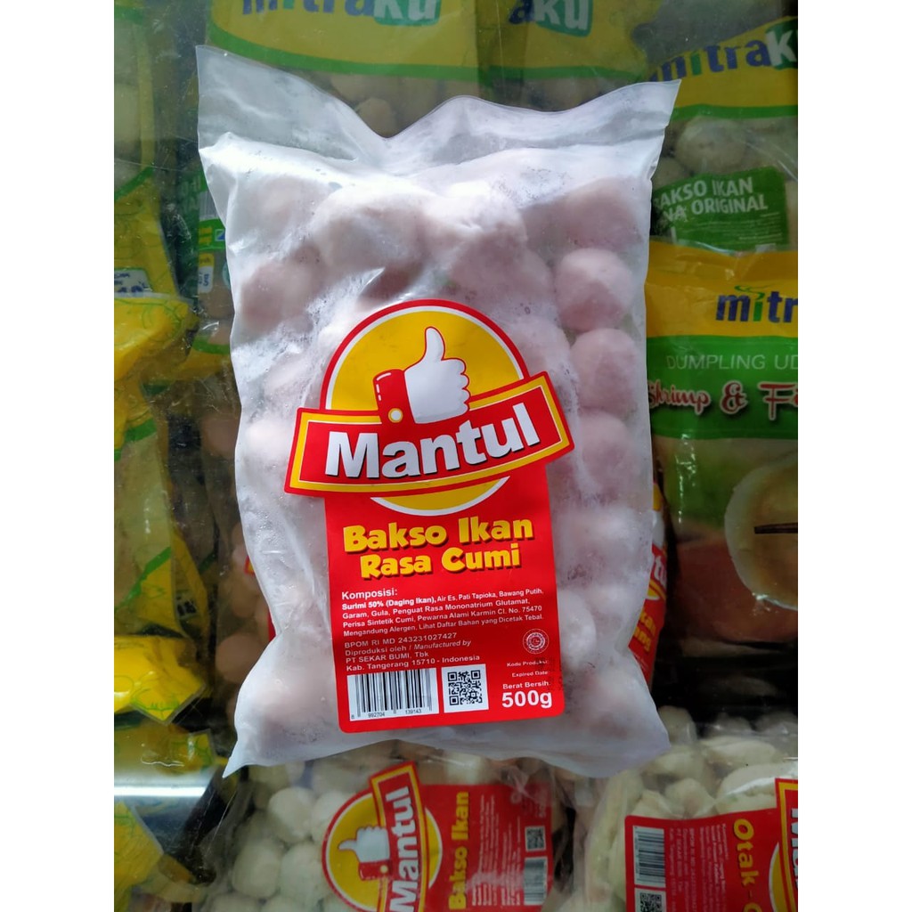 

MANTUL BAKSO RASA CUMI 500 G