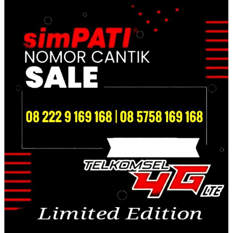 Kartu SEPASANG Cantik Copel Terbaik Nomor Hoky Telkomsel VS Indosat Ekor 169 168