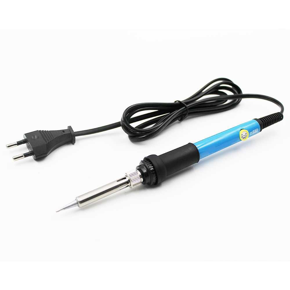 Solder Iron Adjustable Temperature 60W 5 Tips