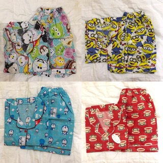 Piyama katun jepang baju  tidur karakter  Shopee Indonesia