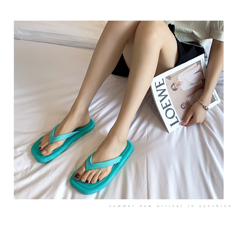 PINKMALL- Sandal Jepit Wanita  SIMPLE KARET NYAMAN IMPORT CLOGS IMPORT ANTI LICIN