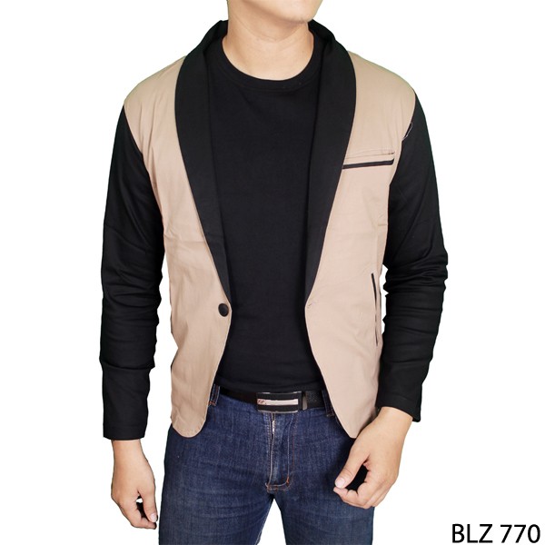 Cotton Blazer Mens Katun Krem – BLZ 770